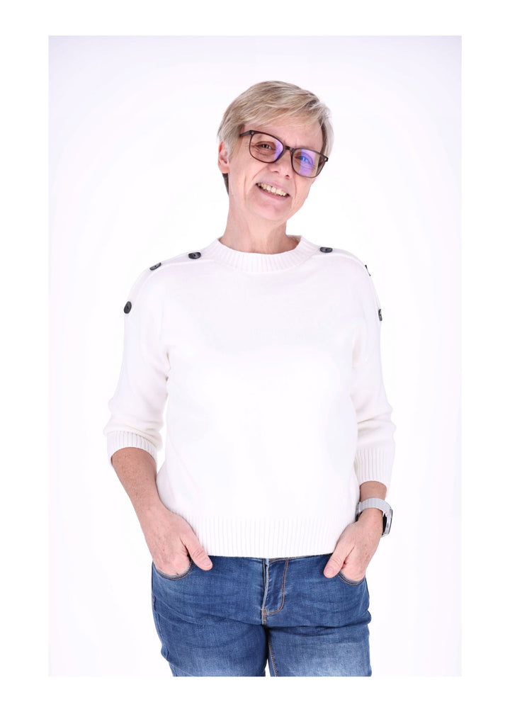 Splash of Color Strickpullover Damen