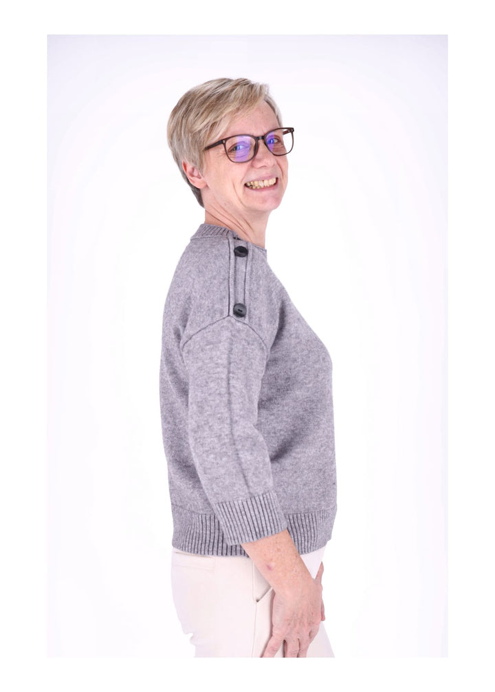 Splash of Color Strickpullover Damen