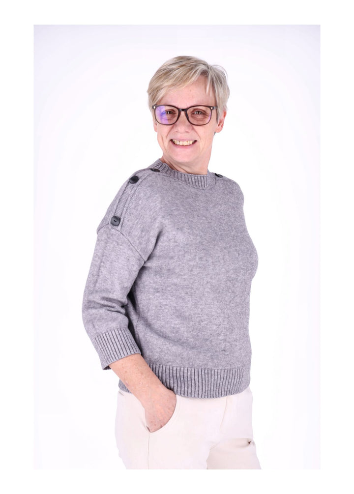 Splash of Color Strickpullover Damen