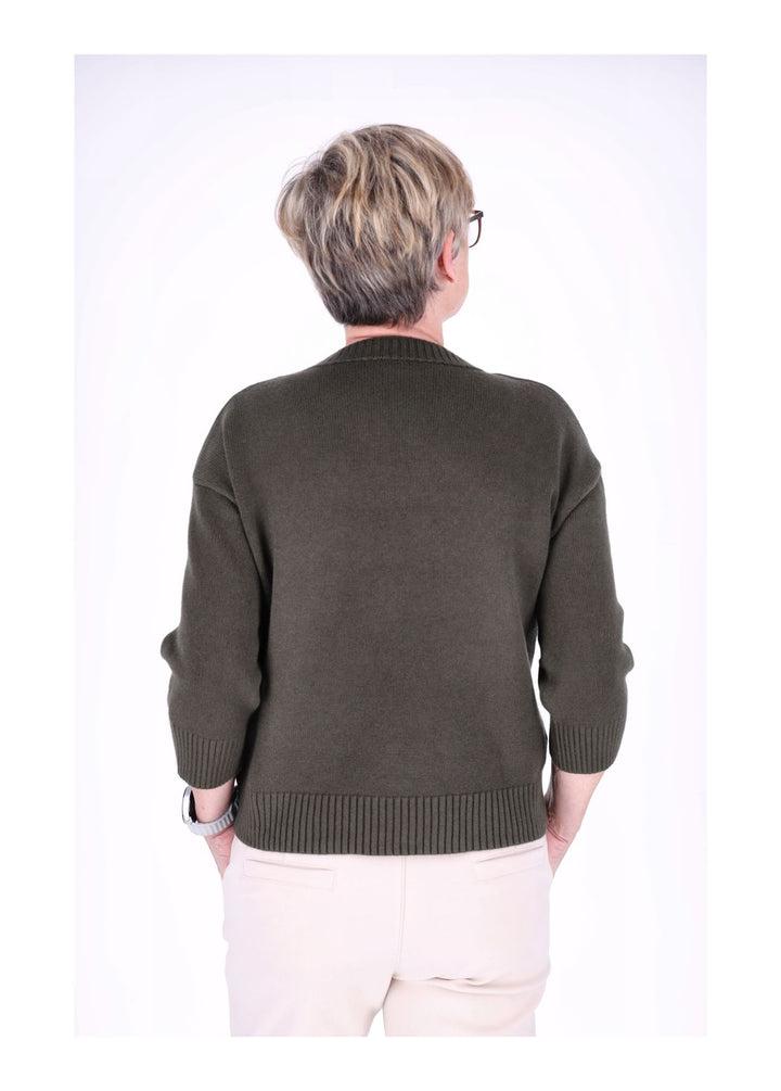 Splash of Color Strickpullover Damen
