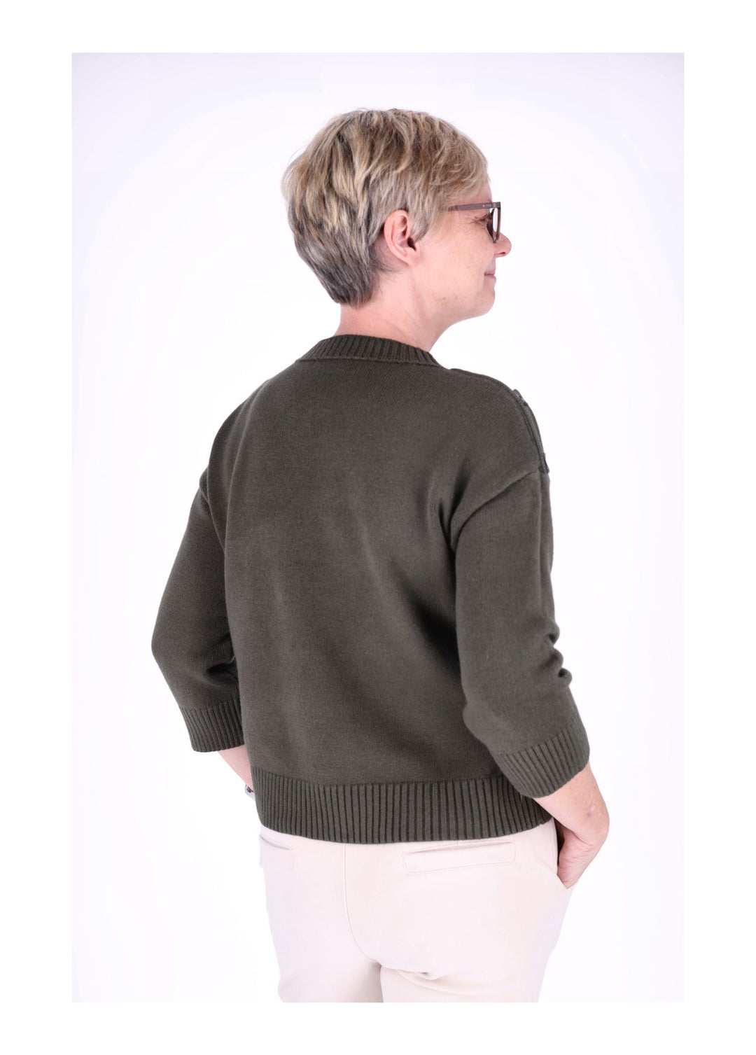 Splash of Color Strickpullover Damen