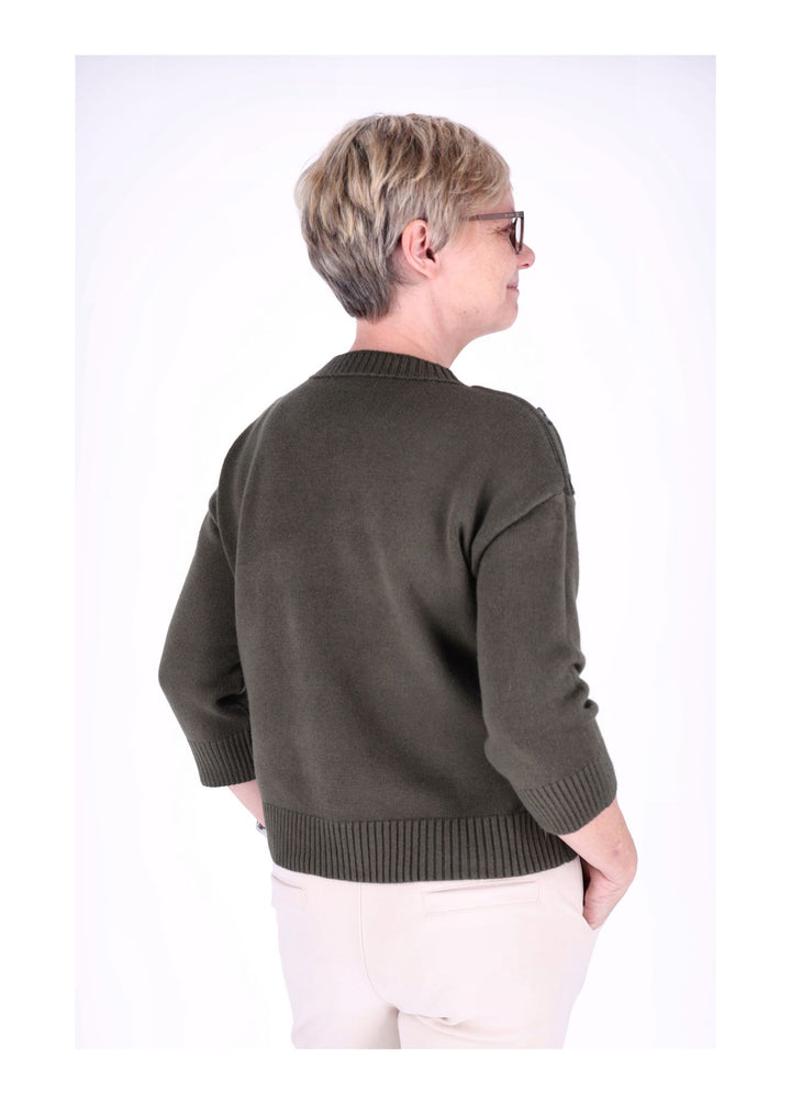 Splash of Color Strickpullover Damen