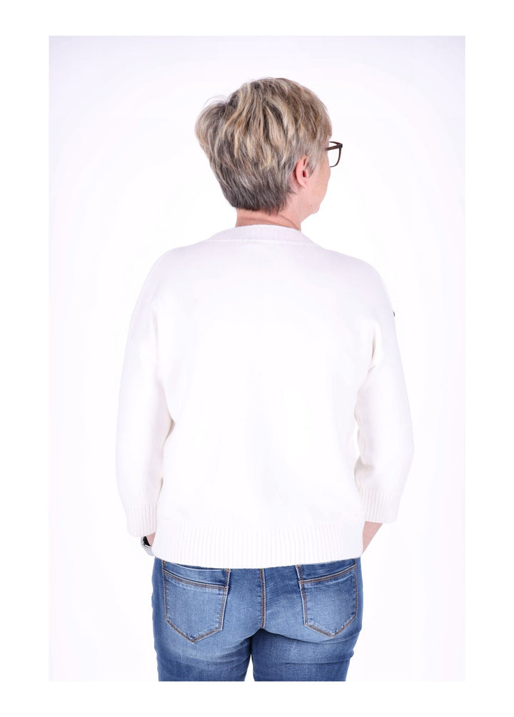 Splash of Color Strickpullover Damen