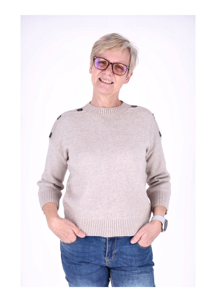 Splash of Color Strickpullover Damen