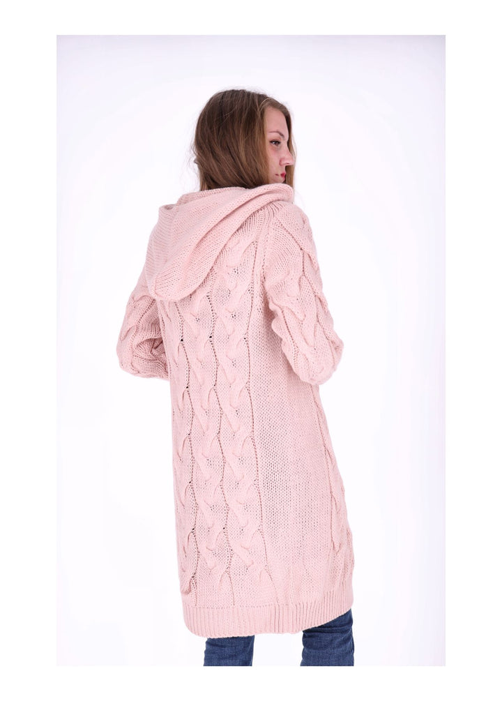 Splash of Color Strickjacke Zopfmuster