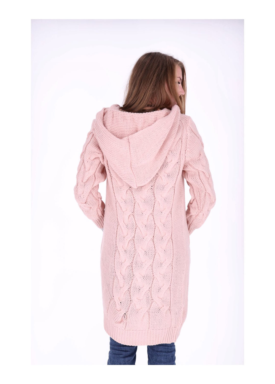 Splash of Color Strickjacke Zopfmuster