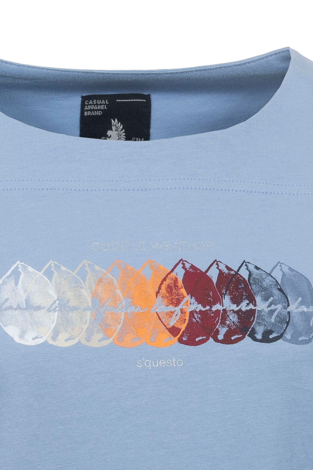 SOQUESTO Langarmshirt Damen Baumwolle