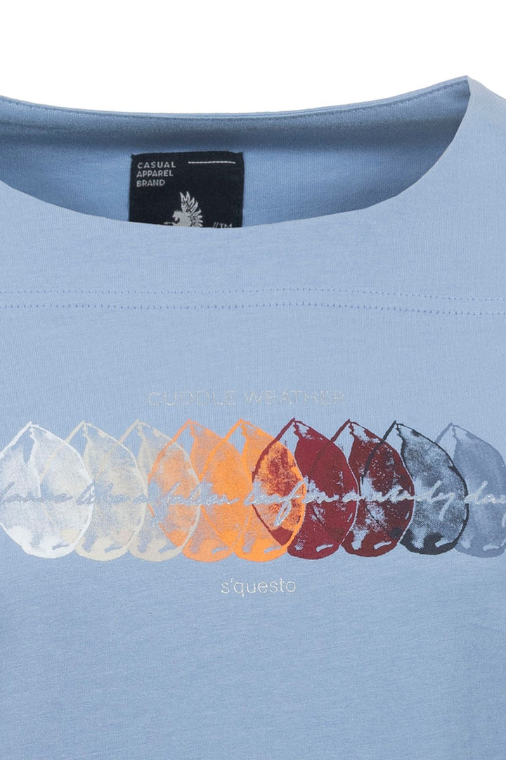 SOQUESTO Langarmshirt Damen Baumwolle
