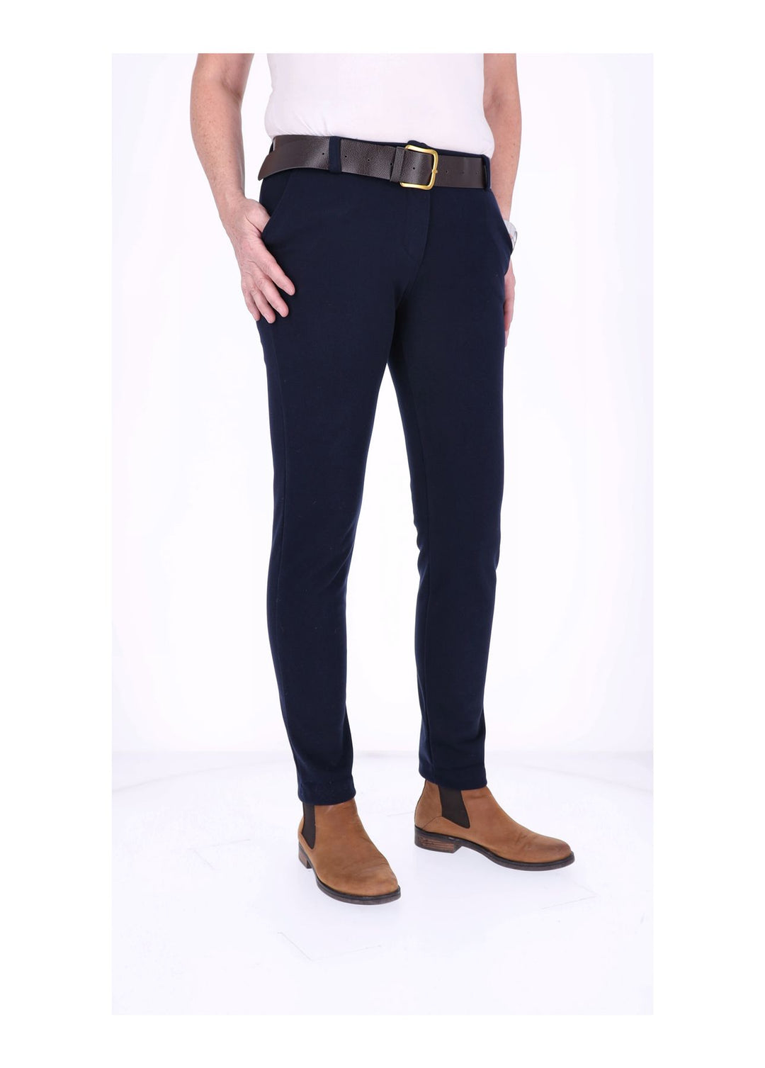 Damenhose Veloursoptik von Splash of Color