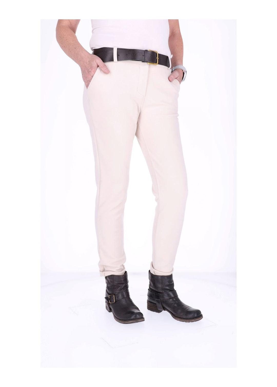 Damenhose Veloursoptik von Splash of Color