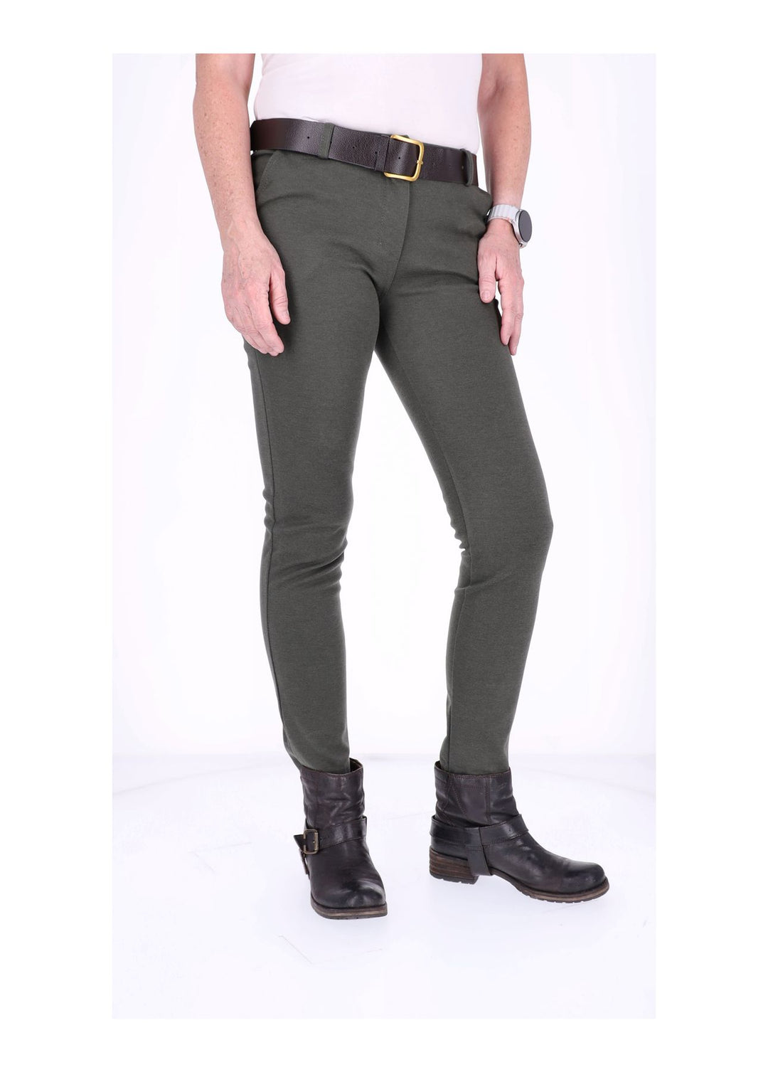 Damenhose Veloursoptik von Splash of Color