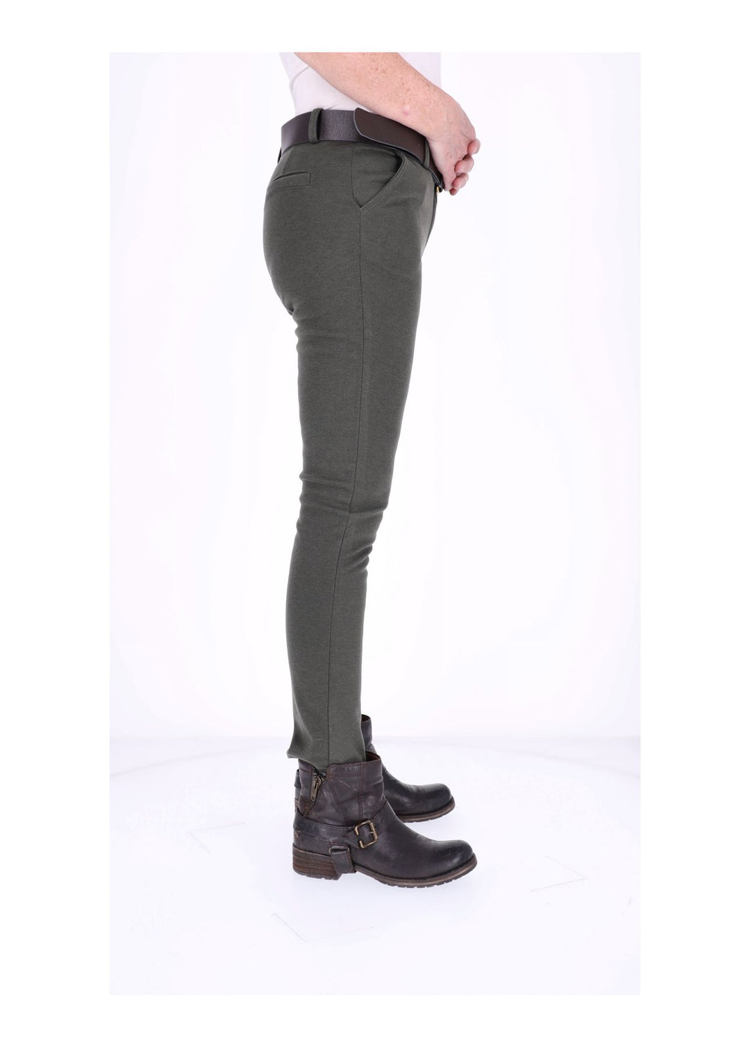Damenhose Veloursoptik von Splash of Color