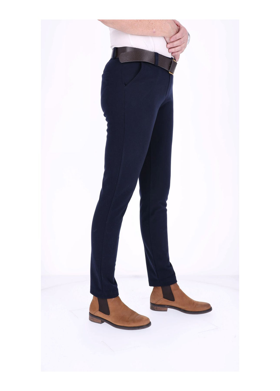 Damenhose Veloursoptik von Splash of Color