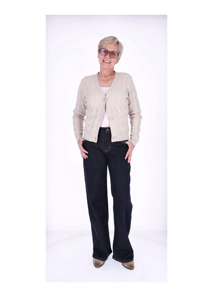 Splash of Color Damen Wide Leg Jeans