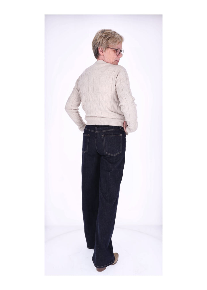 Splash of Color Damen Wide Leg Jeans