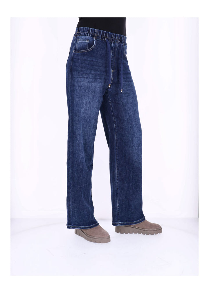 Splash of Color Damen Jeans Gummizug