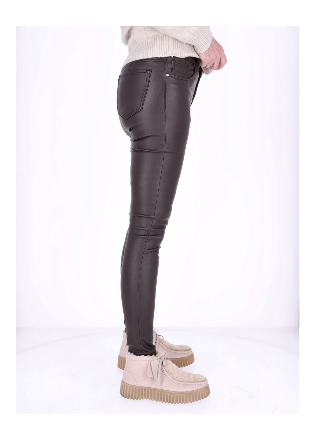 Splash of Color Coated Jeans Damen