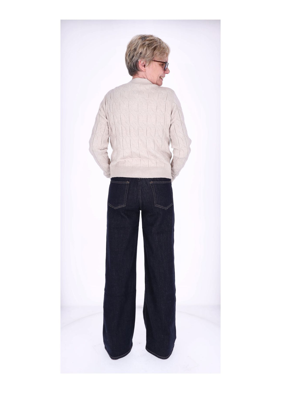 Splash of Color Damen Wide Leg Jeans