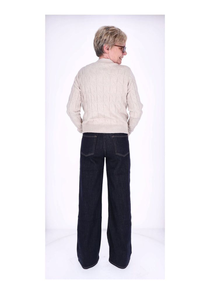Splash of Color Damen Wide Leg Jeans