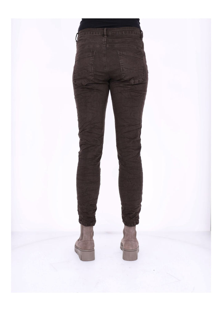 Splash of Color Damen-Jeans Knopfleiste