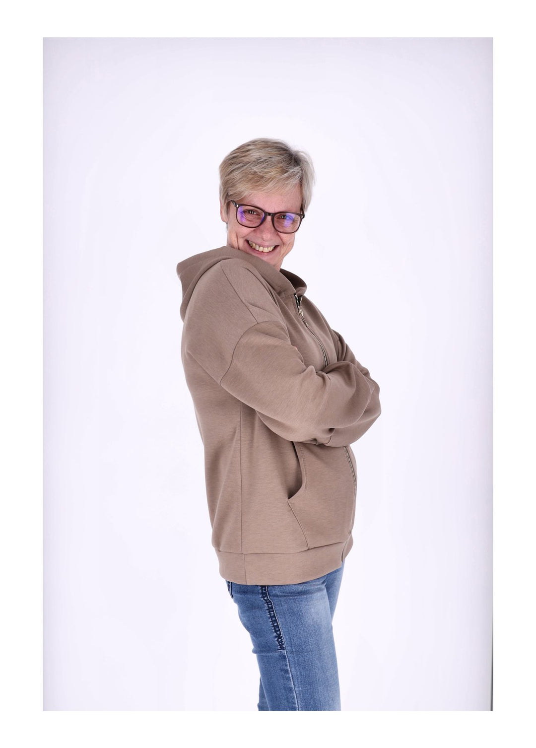 Splash of Color Sweatjacke Damen Kapuze