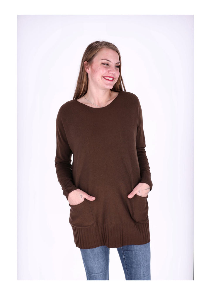 Splash of Color Strickpullover Damen