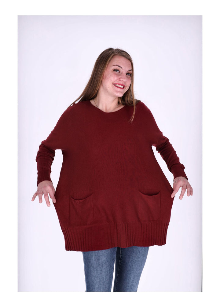 Splash of Color Strickpullover Damen