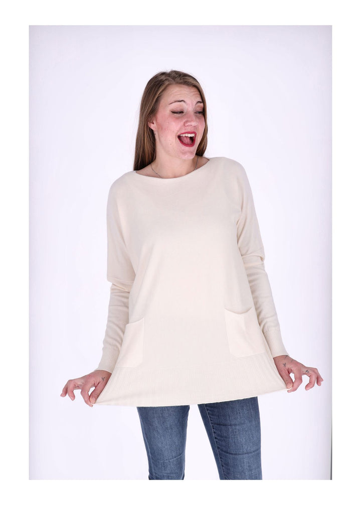 Splash of Color Strickpullover Damen