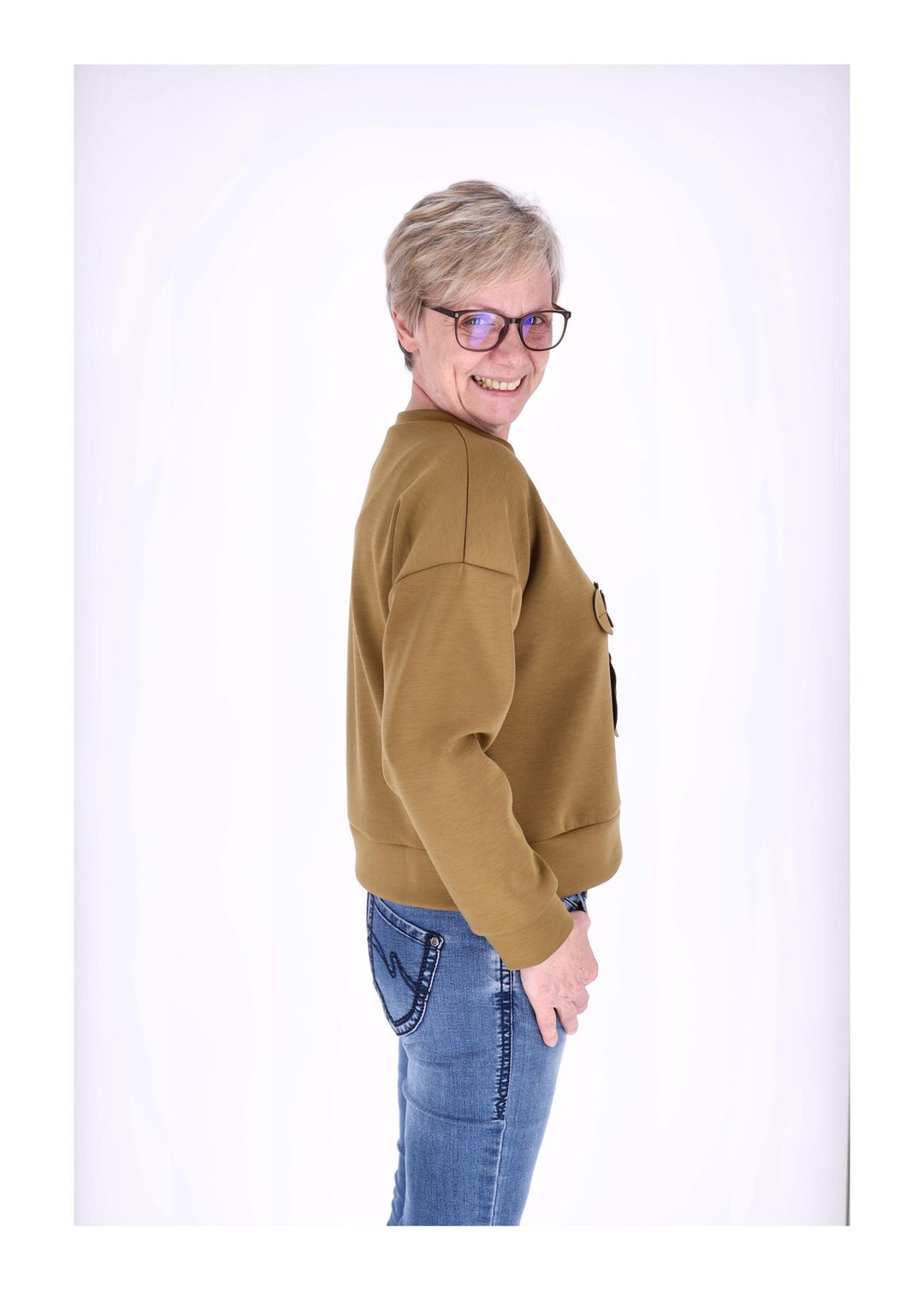 Splash of Color Damen Sweatshirt Blüte
