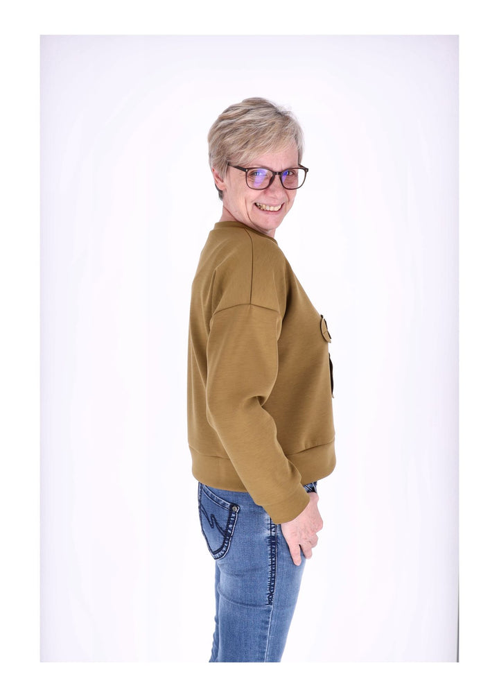 Splash of Color Damen Sweatshirt Blüte