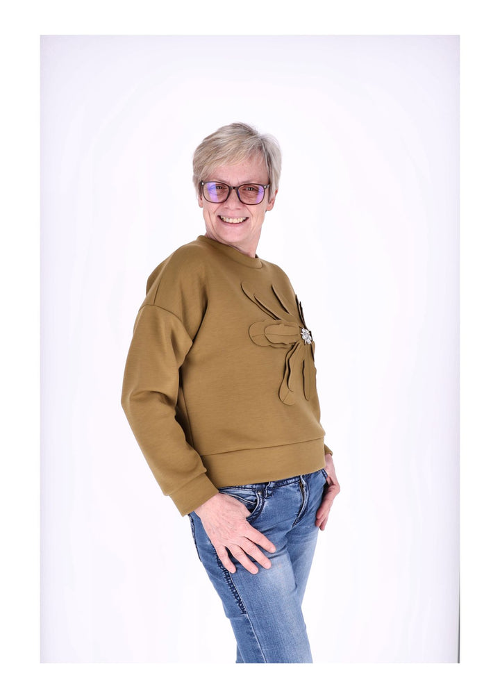 Splash of Color Damen Sweatshirt Blüte