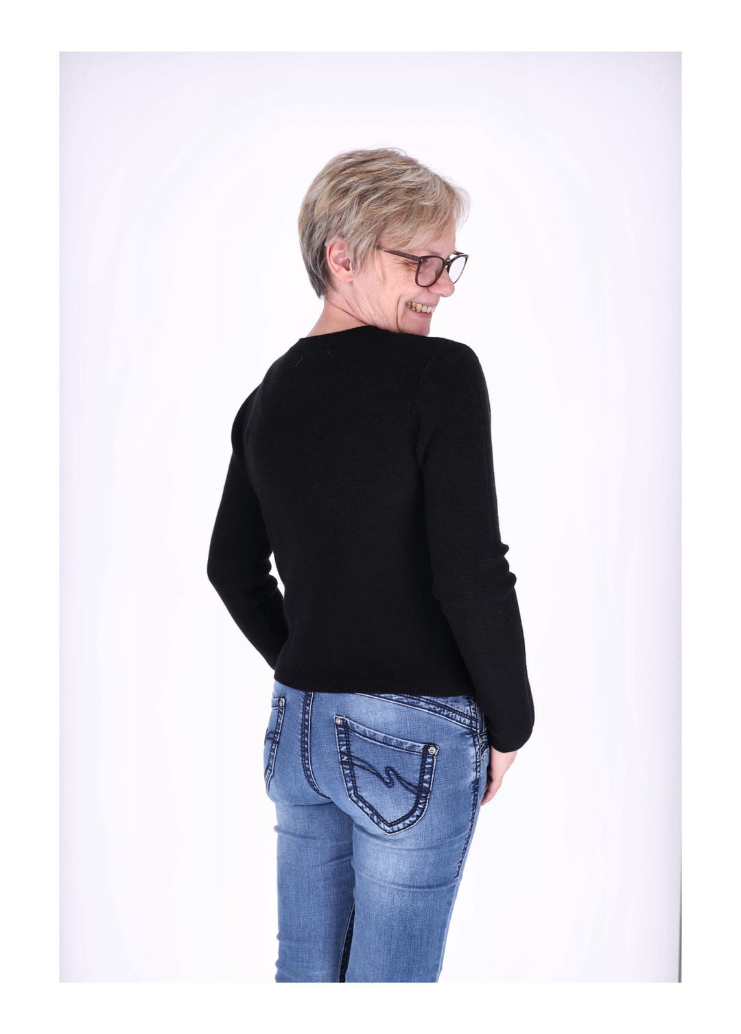 Splash of Color Strickjacke Zweireiher Damen