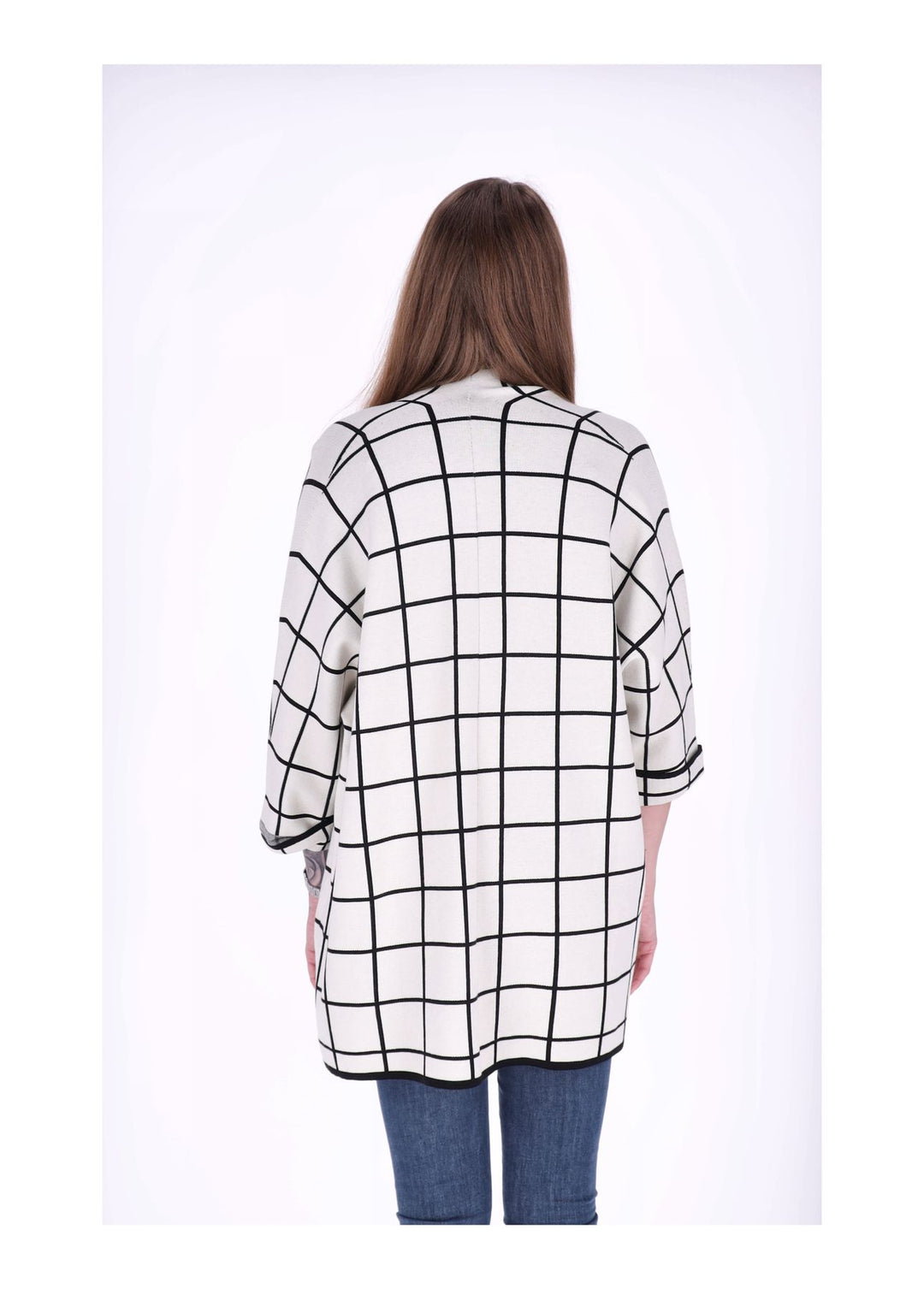 Splash of Color Strickjacke Damen Lang