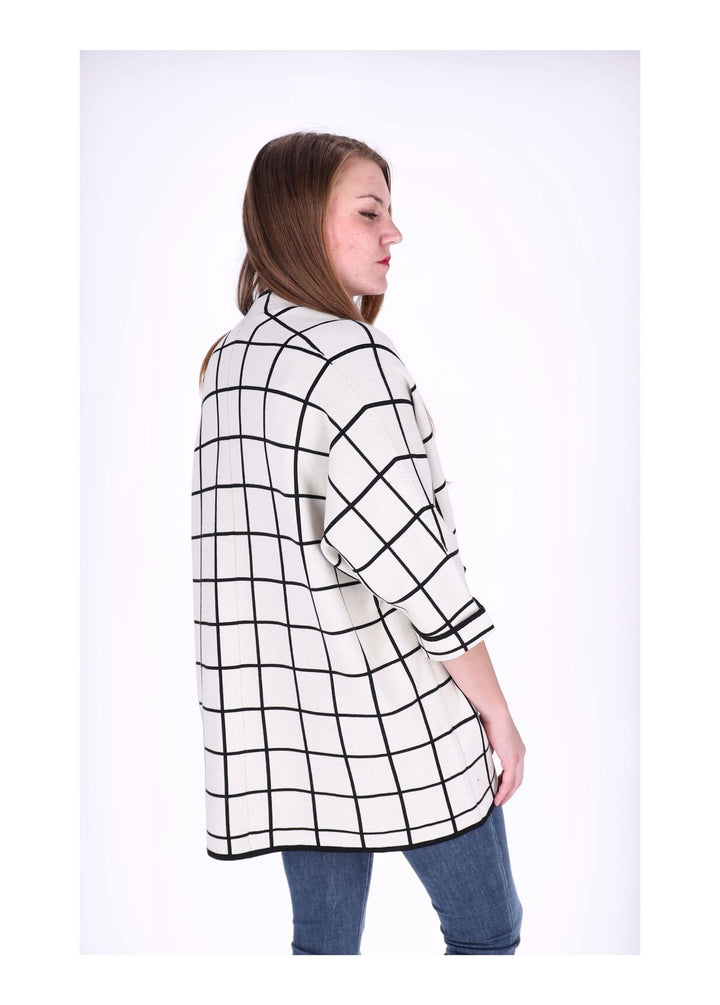 Splash of Color Strickjacke Damen Lang
