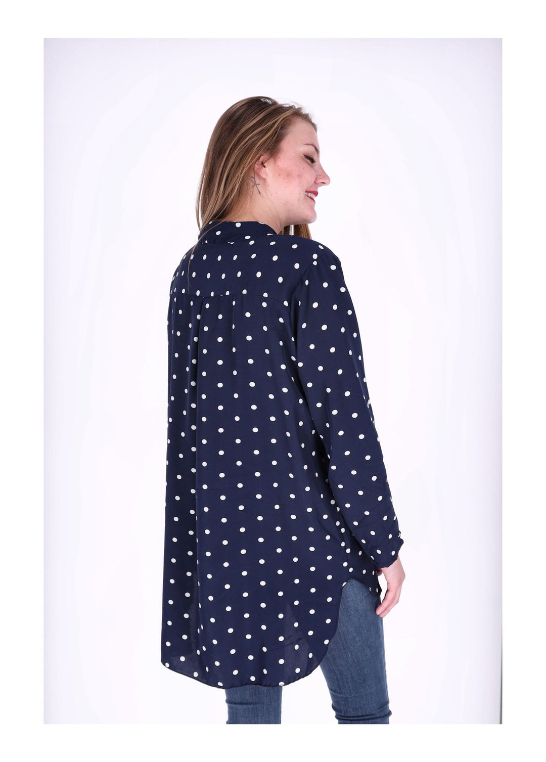 Splash of Color Blusenshirt Damen Punkte