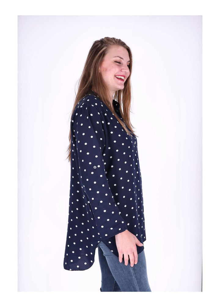 Splash of Color Blusenshirt Damen Punkte