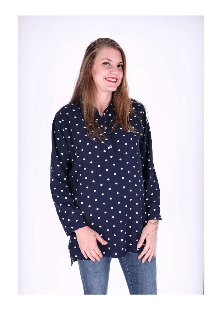 Splash of Color Blusenshirt Damen Punkte