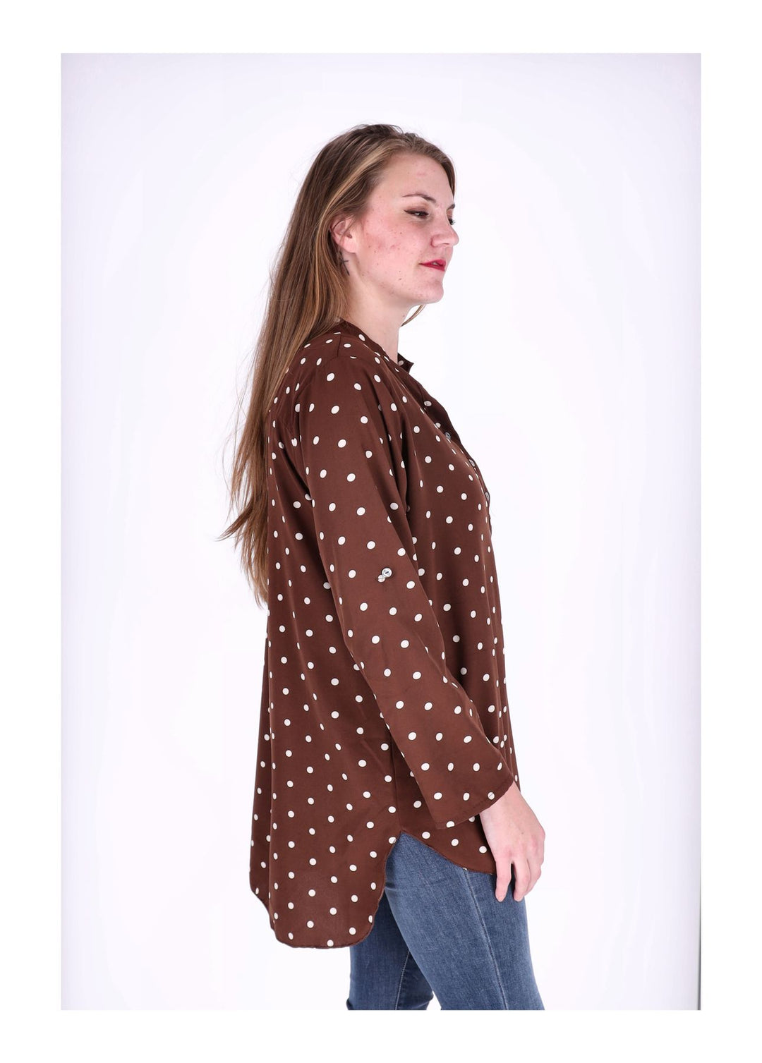 Splash of Color Blusenshirt Damen Punkte