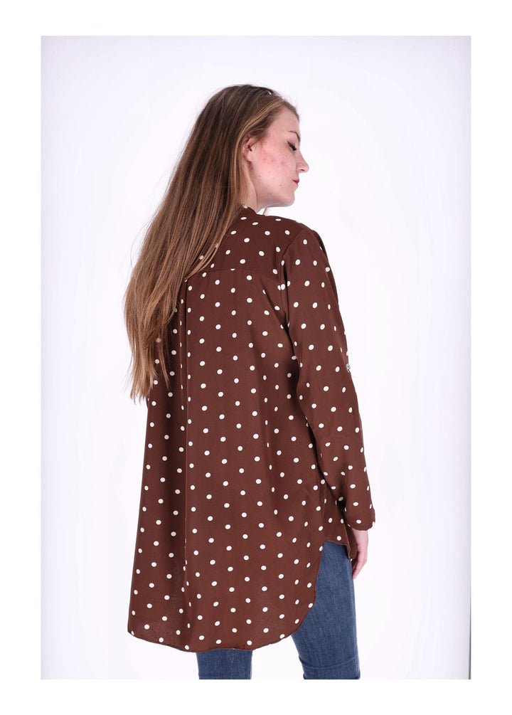 Splash of Color Blusenshirt Damen Punkte