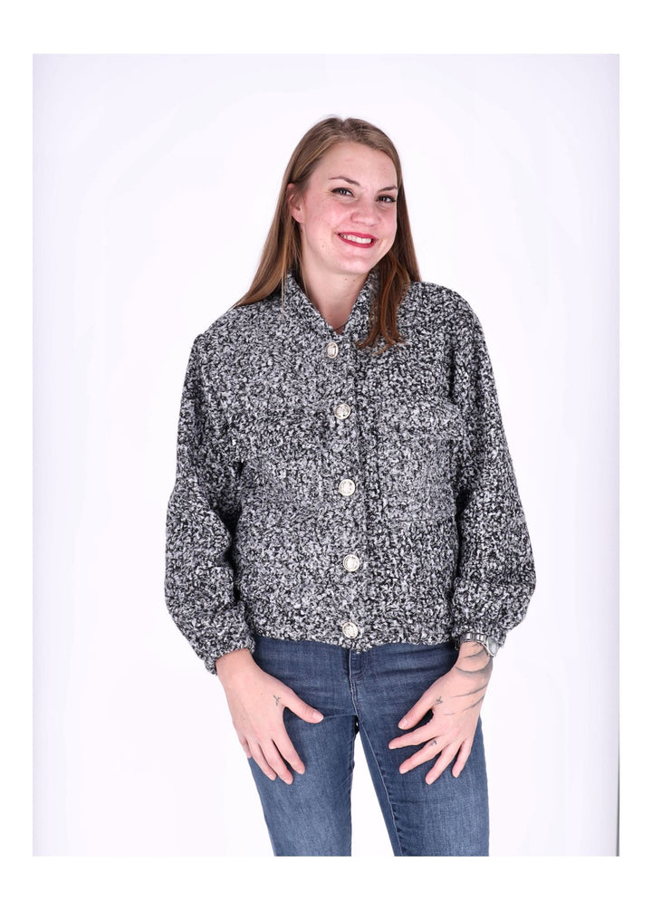 Bundjacke Damen Bouclé