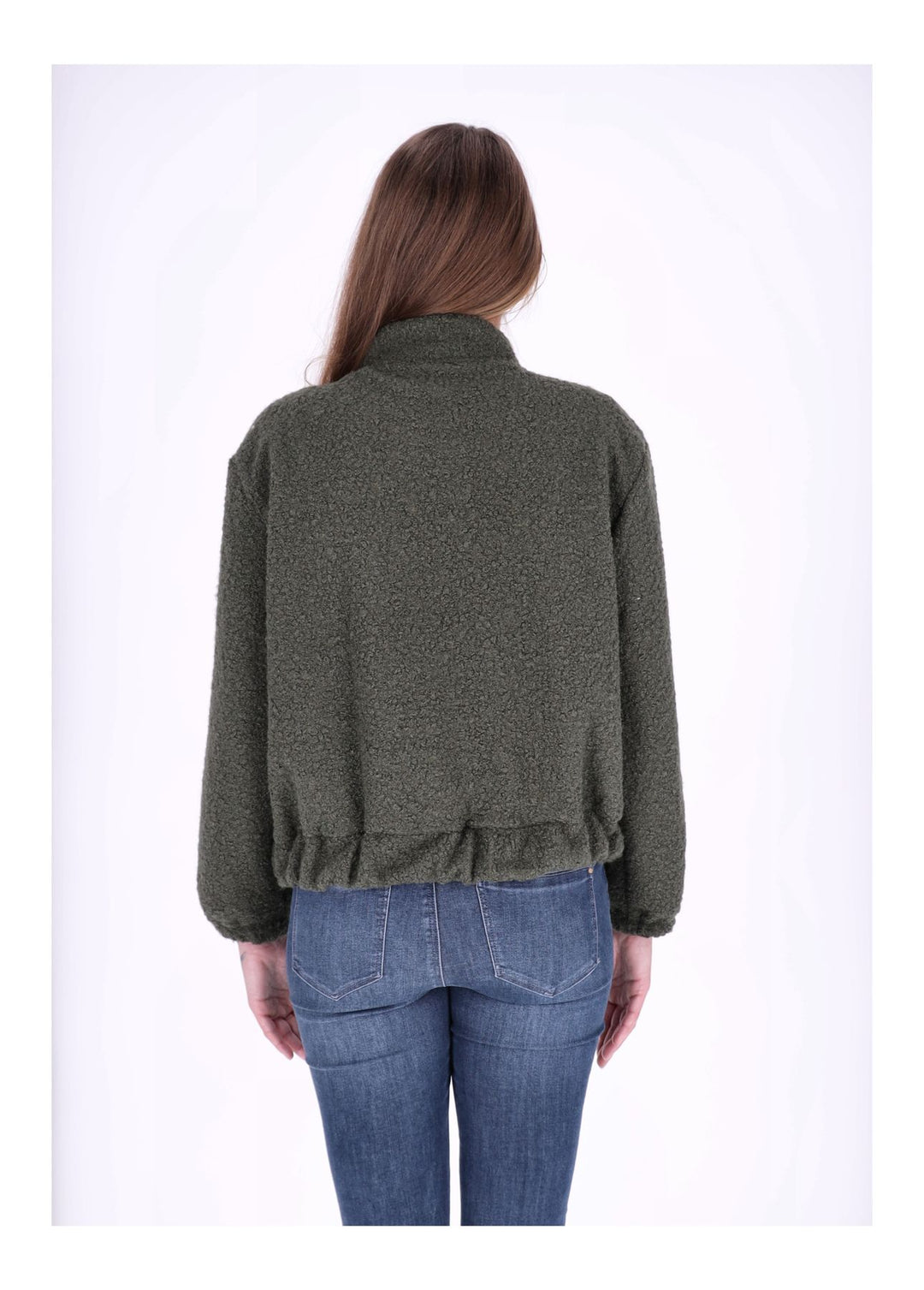 Bundjacke Damen Bouclé