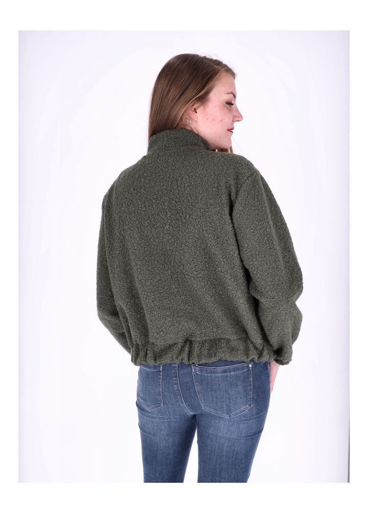 Bundjacke Damen Bouclé