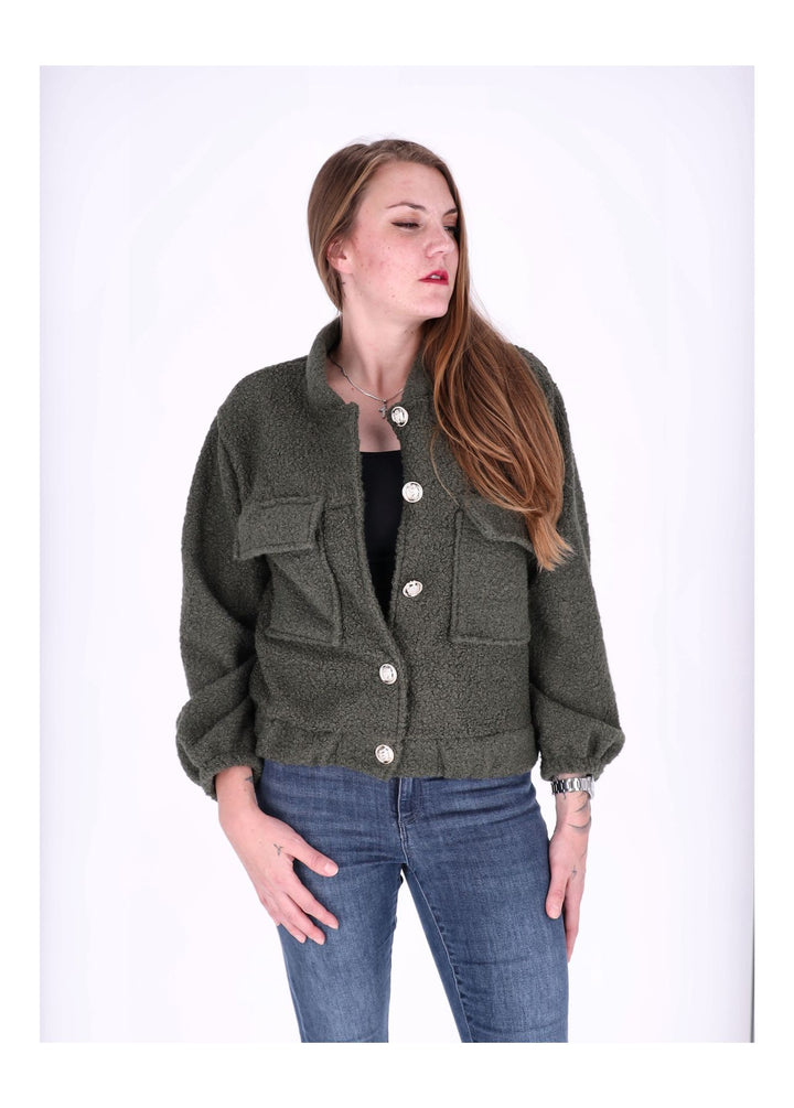 Bundjacke Damen Bouclé