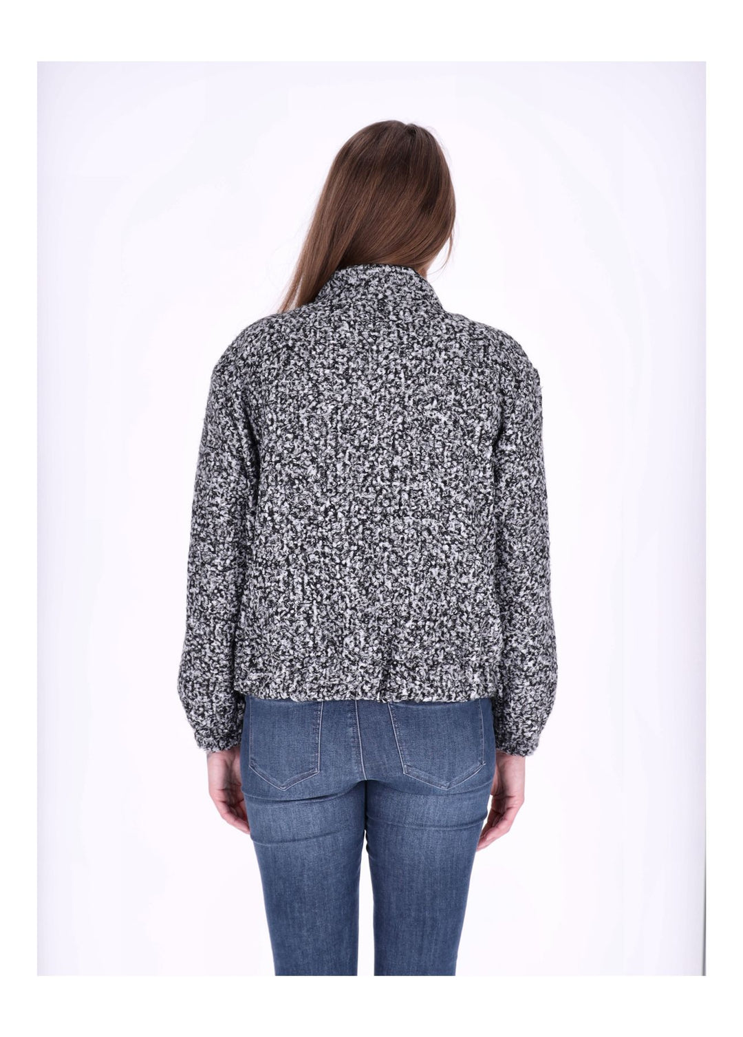 Bundjacke Damen Bouclé