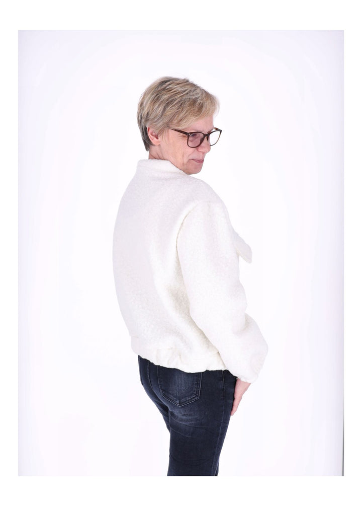 Bundjacke Damen Bouclé