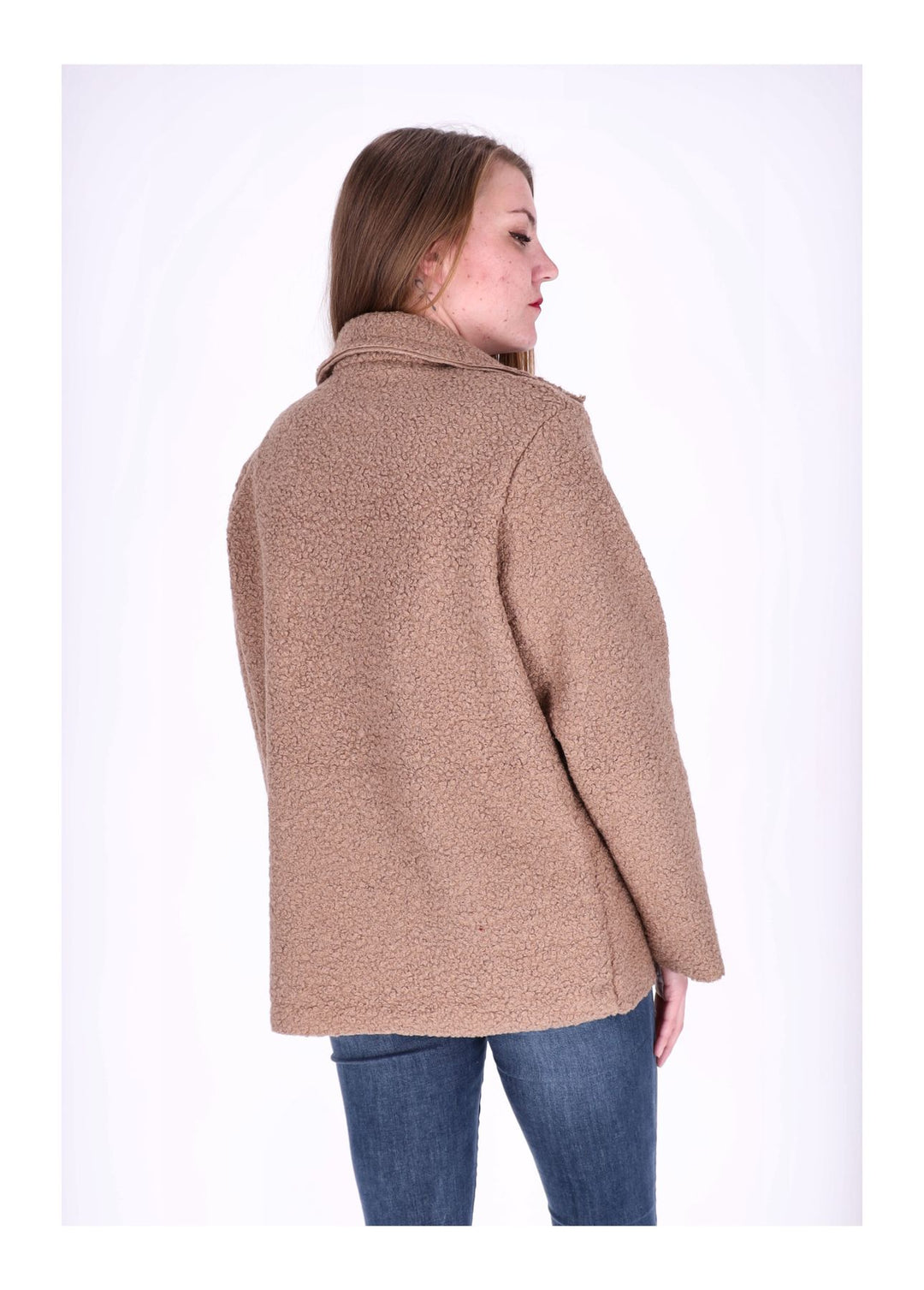 Splash of Color Bouclé Kurzjacke Damen