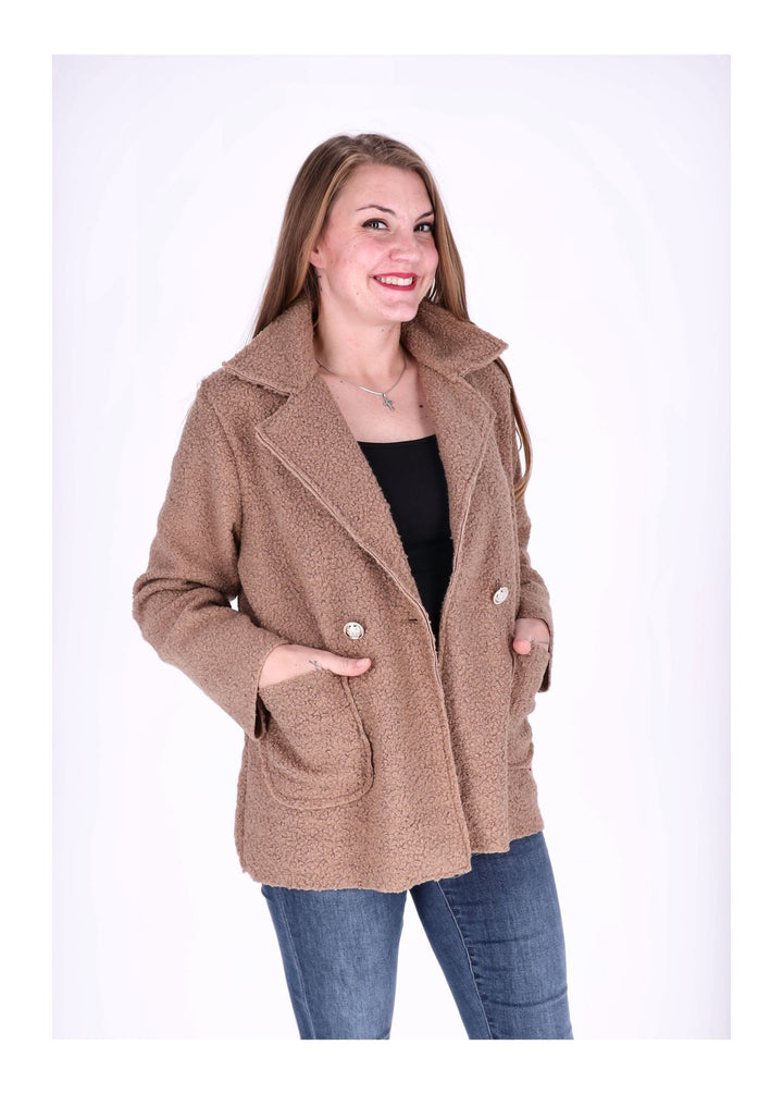 Splash of Color Bouclé Kurzjacke Damen