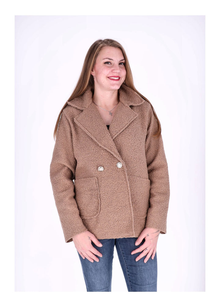Splash of Color Bouclé Kurzjacke Damen