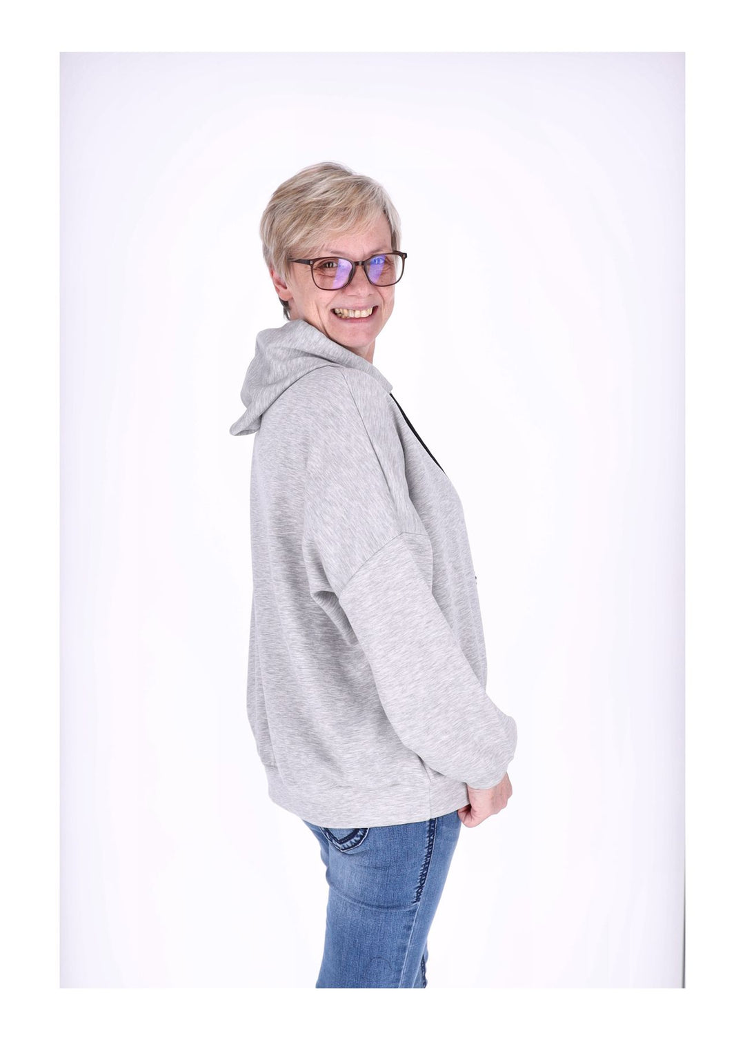 Kapuzensweat Damen Splash of Color