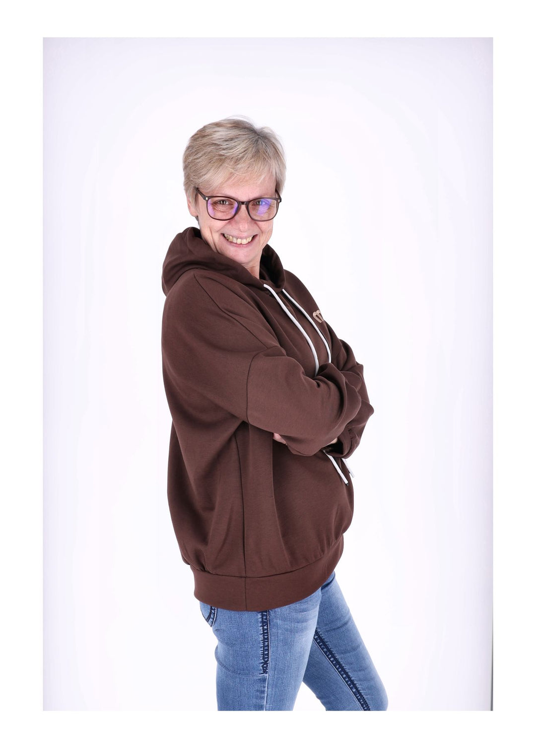 Kapuzensweat Damen Splash of Color